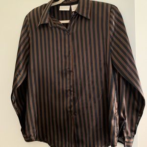 Christie & Jill Vintage Striped Blouse